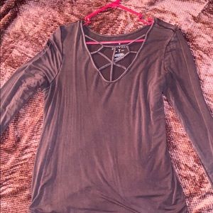 Purple Long Sleeve Shirt